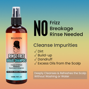 Tùy Chỉnh Bện Sản Phẩm Bện Gel Rửa Sống-Miễn Phí Tóc Phun Khô Dầu Gội Đầu Chống Ngứa Da Đầu Dầu Tạo Bọt Mousse Bện Dầu Sheen Phun - Product Image 4