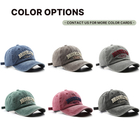 Casquette de baseball classique délavée et vieillie en 100 % coton, ajustable et non structurée, vente directe d'usine, prix usine de luxe