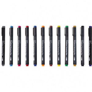 Set of 12 Fine Point Colored Pens Markers and Fineliner Pen for Planner Art <b>Drawing</b> Note Taking and Calendar-Packaged Loosely - Product Image 3