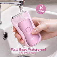 Tondeuse corporelle sans fil 2-en-1 pour jambes, visage et maillot, pour hommes et femmes, usage domestique et professionnel, IPX6