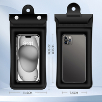 Étuis de téléphone étanches pour femmes et hommes pour iPhone 17 16 15 14 13, pochettes en plastique transparentes pour Samsung S22 S23 S24 ultra