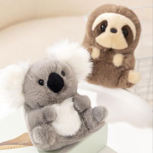 Jouets en peluche super doux série de douillettes en coton PP rempli de fonction comprenant des poupées de type ours d'alpaga de <span class=keywords><strong>hamster</strong></span> de paresseux de dinosaure de panda - Product Image 5