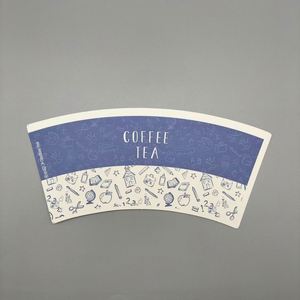 Gobelet en carton spécial double face en PE de qualité alimentaire pour boissons et collations, impression flexographique, modèle pour emballage, vente en gros - Product Image 6