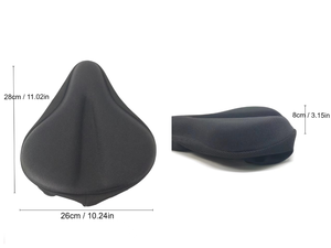 Funda de sillín Universal de espuma viscoelástica para bicicleta, asiento suave, absorción de impactos, funda gruesa para asiento de bicicleta - Product Image 6