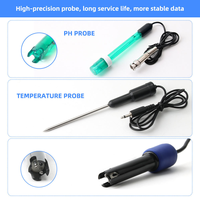pH-mètre multiparamètres portable 6-en-1 EC/ORP/TDS/Testeur de température avec précision de 0,01 pH pour les aquariums et le traitement de l'eau