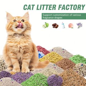 Amostra Grátis Venda Quente Areia para Gato em Forma de Bola 100% Natural de Lavanda Clumping Flushable Bentonite - Product Image 6