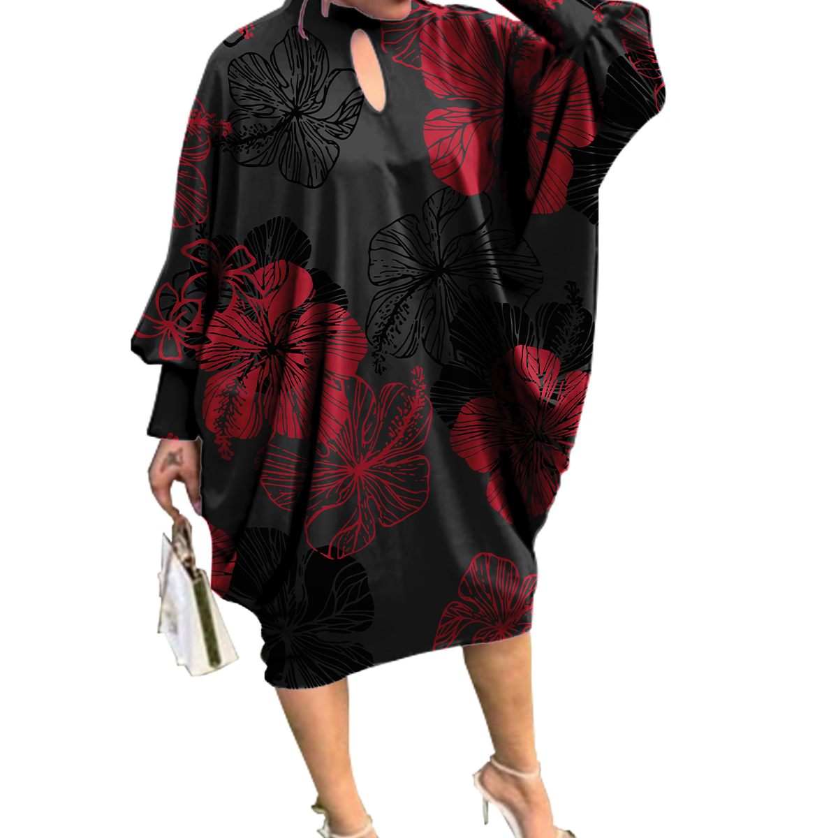 blue plus size dresses