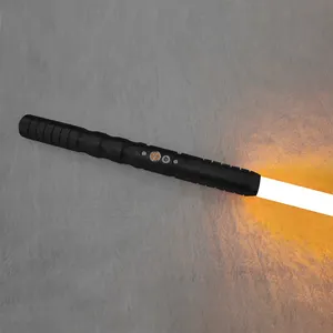 PHS SABER Amazon Hot Selling FOC Duelling Sword Polished version LED Lightsaber Metal , PC blade ,Rechargeable saber for Best Gi