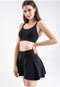 Vêtements de tennis pickleball respirants à séchage rapide ensemble de jupes de tennis deux pièces pour femmes - Product Image 3