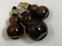 Clair vert ambre 10ml huile essentielle goutte bouteilles compte-gouttes fantaisie soins de la peau crème pour le visage gouttes pour les yeux médical du fournisseur chinois