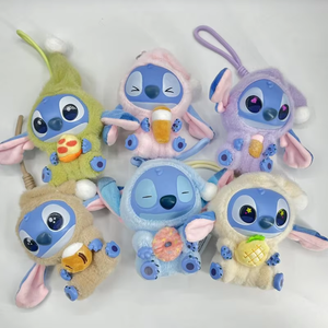 Peluche respirante en PVC Lilo & Stitch pour enfants, jouet doux à thème animal pour le sommeil du bébé/la voiture/le sac, boîte mystère surprise - Product Image 3