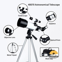 Telescopio Monocular Reflector Astronómico Profesional para Exteriores 40070 con Zoom y Trípode