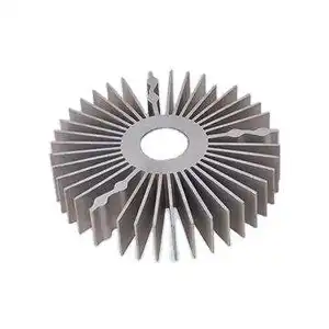 High-Quality Factory Wholesale Direct Sales 56Mm Aluminium radiators Heatsink plate Round Electronic heat sink Round Sheet