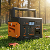 Nouvelle station solaire portable LiFePO4 300W 256Wh, compatible voiture MPPT, écran LED, stockage d'énergie, charge par panneau solaire
