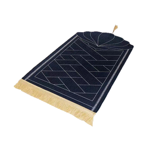 Sejadah-alfombra de viaje para adultos islámicos, tapete de oración de bolsillo con bolsa, impermeable, portátil, para Ramadán, Eid, Mubarak - Product Image 4