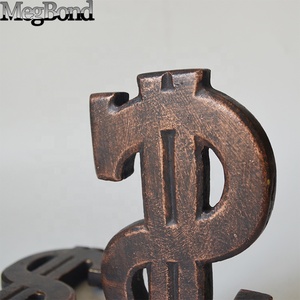 Buku dolar besi cor asli pabrik bergaya, dekorasi rumah kerajinan logam yang dilukis dengan tangan patung kecil - Product Image 4