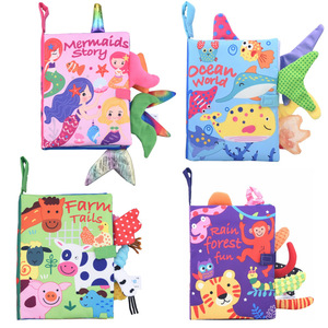 <span class=keywords><strong>Livre</strong></span> en tissu d'éducation précoce jouet doux pour bébé pour jouet illumination en trois dimensions ne peut pas déchirer le <span class=keywords><strong>livre</strong></span> en tissu - Product Image 3