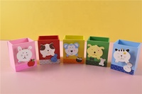 Porte-stylo en bois de dessin animé mignon coloré, conteneur de papeterie pour la maternelle, l'école primaire, porte-stylo pour enfants