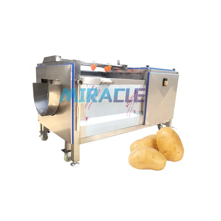 Коммерческая Картофельная щетка роликовая стиральная машина для очистки картофеля стиральная машина