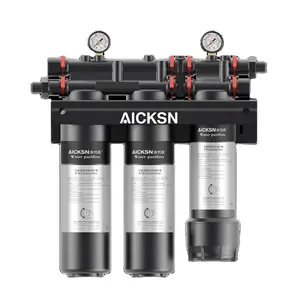 Aicksn เครื่องกรองน้ำ3ระดับเครื่องกรองน้ำระบบการค้า RO กรองน้ำอุตสาหกรรม