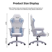 Chaise de Gaming de Luxe Pliable avec Repose-Pieds, Design Convertible en Cuir PU, Chaise de Gamer Moderne Extensible, Vente en Gros