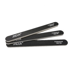 Professional Customized Color Double Sided EVA Material Straight Shape Emery Board Nail Files with Custom Logo