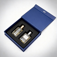 Emballages cadeaux de luxe pour petites entreprises, boîtes en carton brun, grand logo, pliables, rigides, magnétiques, mat, boîtes en papier pour parfums