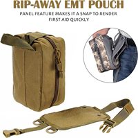 Pochette tactique MOLLE pour trousse de premiers secours IFAK EMT, sac tactique
