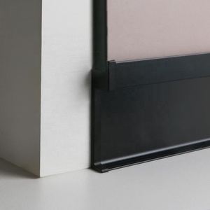 <span class=keywords><strong>Plinthe</strong></span> LED en aluminium de 150 mm avec canal pour bande lumineuse, installation facile, pour hôtels et villas de luxe - Product Image 5