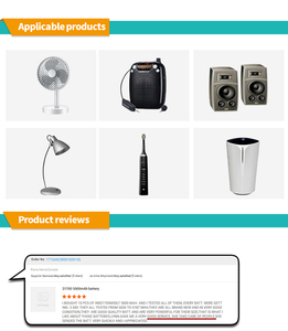 Safd 18490 <span class=keywords><strong>dB</strong></span> pin lithium 3.6V 3.7V 2000mAh 2C Có thể sạc lại các tế bào pin cho đèn bàn máy ảnh - Product Image 4