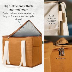 27 Liter Leak-proof Travel Beer Cold Thermal Bags Beach Summer Picnic Collapsible Custom Soft Cooler Insulated Bag - Product Image 2