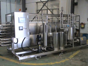 Machine de pasteurisation tubulaire 1000L pour ligne de production laitière, usine de traitement du lait, pasteurisateur UHT 2000L pour vinaigrette - Product Image 3