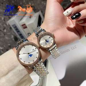 Longnes Alloy Dial Steel Band Luminous Waterproof Features Movement Men's Women's Fashion Watches Luxury Gift Ronda Longinesing - Product Image 6