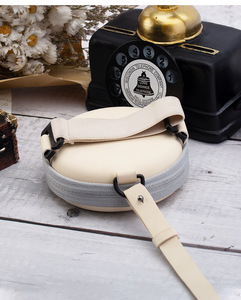 Étui à <span class=keywords><strong>lunettes</strong></span> pliable en cuir avec fermeture éclair ronde, étui souple pour <span class=keywords><strong>lunettes</strong></span>, pochette de rangement portable pour les voyages et les activités de plein air - Product Image 5