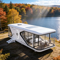 Maison-capsule spatiale préfabriquée de luxe, Cabine de luxe, Maison-conteneur, Maison préfabriquée pour hôtel, bureau, module de salle de bain - En vente