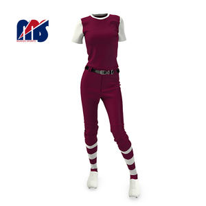 Design personnalisé 100% polyester pleine sublimation baseball uniforme manches courtes Chemise Jeunes Adultes Enfants softball Uniforme - Product Image 1