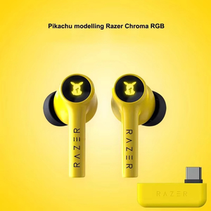 <span class=keywords><strong>Razer</strong></span> Pikachu Edition HyperSpeed 完全ワイヤレスイヤホン マルチプラットフォーム対応 <span class=keywords><strong>Bluetooth</strong></span> 5.2 アクティブノイズキャンセリングヘッドセット LEDバッテリー - Product Image 4