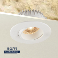 Spot encastrable moderne à intensité variable 8-12W pour éclairage intérieur