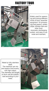 Type de rotation frites assaisonnement machine chien nourriture arôme mélangeur huile épices pulvérisateur machine de revêtement pour collation - Product Image 5