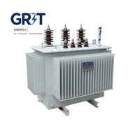 Bobina toroidal trifásica S11 de 80 kVA con bobinado múltiple y bloqueo por tornillo, 50 Hz, núcleo de acero al silicio y aluminio, inmersión en aceite, para potencia.