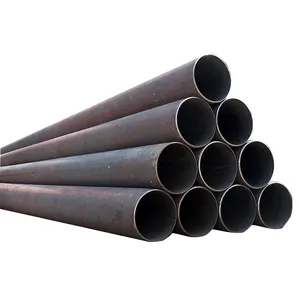 ASTM A53 API 5L tubo in acciaio ERW rotondo/rettangolare tubo saldato nero tubi in acciaio al carbonio