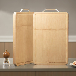 Don X Bamboo Cutting Board Extra Large 33x50x1.8cm Double Sided Kitchen Use - Product Image 1