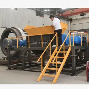 High-power multi functional 1600 type planetary reducer shredder without belt crushing power machine