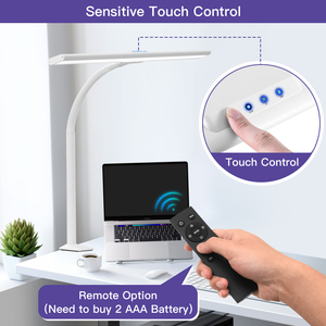 40W 6500lux Architect Gooseneck LED <strong>Desk</strong> Lamp Office Light <strong>Large</strong> Bright Dimming for Workbench Studio <strong>Monitor</strong> <strong>Computer</strong> - Product Image 5