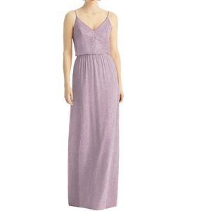 נוצץ עלה זהב שמפניה אינסוף שושבינה ארוך שמלות חתונה נשים עם פאייטים - Product Image 4