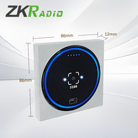 Lector de Códigos QR y RFID de Montaje en Pared con BLE5.3 TCP WG RS485 para Sistema de Control de Acceso
