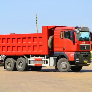 Truk sampah Dump Truck Sinotruk Sitrak 6*4, truk beban Diesel tenaga kuda tinggi jok berkendara nyaman segmen kiri belakang truk berat - Product Image 1