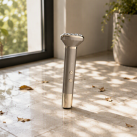 Rouleau de massage 3D portatif rechargeable 2 en 1 pour le visage, le cou, les bras, la poitrine, les jambes, pour la relaxation et le raffermissement de la peau