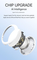 Dispositif de localisation intelligent miniature à positionnement global à distance illimitée, système de suivi double, balise de suivi pour Apple et Android