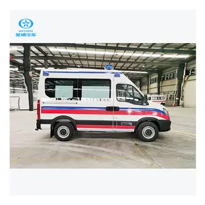2024新设计依维柯救护车销售全新监控医疗服务救护车急救车